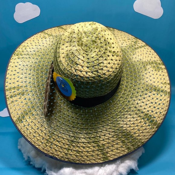 Plasma Beamz Tan Green Gray Tie-Dyed Upcycled Hat - Picture 4 of 10